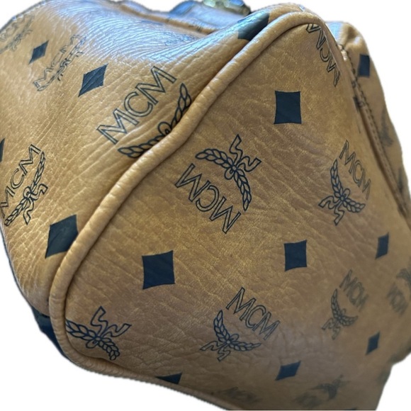 MCM Visetos Studded Colorblack Backpack, 13.5in x 10.5in - Picture 6 of 10